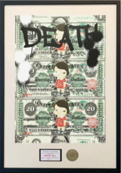 维格列艺术 Death NYC 奈良美智×美元 32x45cm 艺术微喷