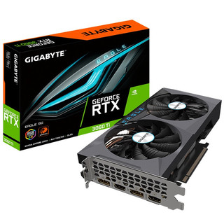 GIGABYTE 技嘉 GeForce RTX 3060 Ti EAGLE OC 显卡 8GB