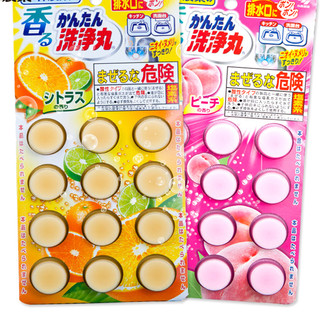 KOBAYASHI 小林制药 排水管清道夫 12片 柑橘香