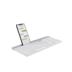 logitech 罗技 K580无线蓝牙键盘手机ipad 新款平板笔记本电脑MAC手机优联办公游戏超薄静音男女生家用