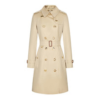 BURBERRY 博柏利 女士中长款风衣 切尔西版型 40733761 蜂蜜色 8