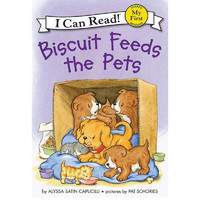 我本阅读书：小饼干喂宠物 英文原版 Biscuit Feeds the Pets