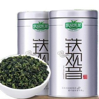 乐品乐茶 铁观音 银罐 126g*2罐