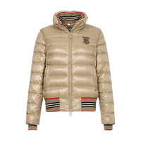 BURBERRY 博柏利 女士短款可拆卸羽绒服 8017291 蜜色 M