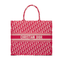 Dior 迪奥 BOOK TOTE系列 Oblique 女士手袋 M1286ZRIW_M929 覆盆子色