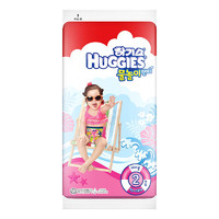 HUGGIES 好奇 游泳拉拉裤 L2片 女宝宝