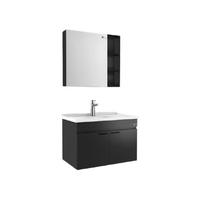 DONGPENG 东鹏 实木浴室柜套装 深空灰 80cm