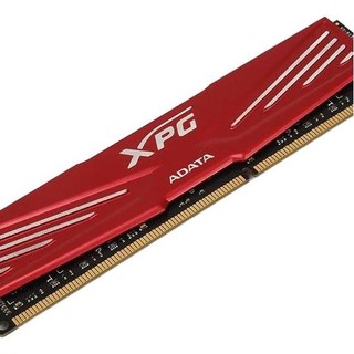 ADATA 威刚 XPG V1 DDR3 2133 台式机内存 马甲条 红色 8GB 4GBx2