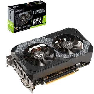 ASUS 华硕 TUF-GeForce RTX 2060-O6G-GAMING 显卡 6GB 黑色