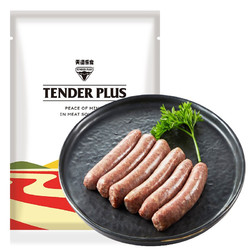 Tender Plus 天谱乐食 国产生牛肉早餐肠170g(6-7根）早餐烧烤 无淀粉大豆蛋白添加  生牛肉制肠