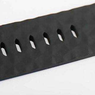 湘格里 X-575 硅胶表带 黑色黑扣 24mm