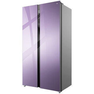 TCL 521T6-S 风冷对开门冰箱 521L 罗兰紫