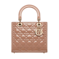 Dior 迪奥 Lady Dior系列 女士中号手袋 M0565OWCB_M45M 暖灰褐色