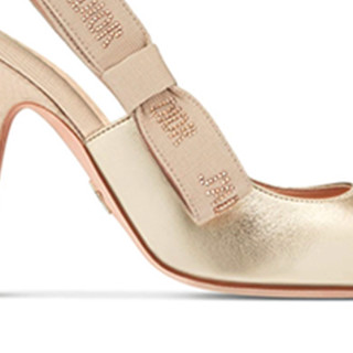 Dior 迪奥 J’Adior系列 DÉCOLLETÉ 女士羊皮高跟鞋 KCP839LMS 金色 34