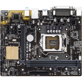 ASUS 华硕 H81M-D R2.0 M-ATX主板（Intel LGA1150、H81）