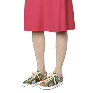 GUCCI 古驰 Ace系列 Disney联名 女士低帮帆布鞋 649657 2M110 8960 米色/乌木色 38.5