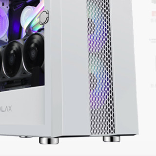 GALAXY 影驰 超新星 RGB MATX机箱 半侧透 白色