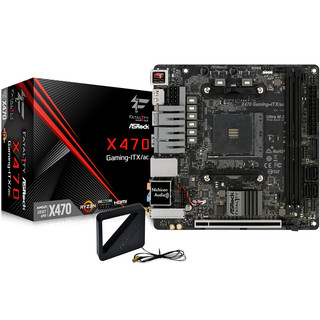 ASRock 华擎 玩家至尊 X470 Gaming-ITX/ac MINI-ITX主板（AMD AM4、X470）