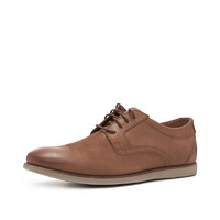 Clarks 其乐 Raharto Plain 男士商务休闲鞋 261331777 深棕褐色 41