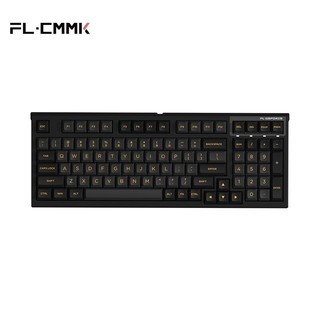 FL·ESPORTS 腹灵 FL980 三模无线键盘 凯华 BOX 红轴 98键