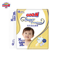 SUPER会员：GOO.N 大王 光羽系列 环贴式纸尿裤 XL28