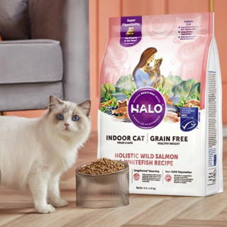 HALO 自然光环 健美体态系列 鱼肉成猫猫粮 4.53kg