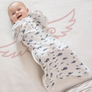 ilody 艾洛迪 20190801 婴儿一体式睡袋 双层款 蓝小鲸 XL