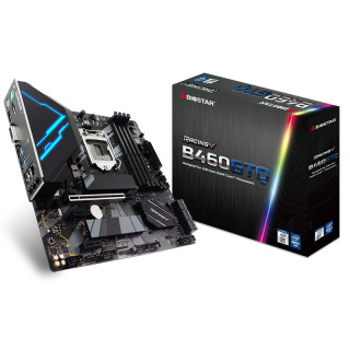 BIOSTAR 映泰 B460GTQ M-ATX主板(Intel LGA1200、B460)