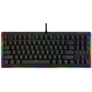 DURGOD 杜伽 Gemini K520 87键 有线机械键盘 黑色 Cherry红轴 RGB