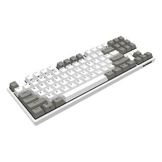 DURGOD 杜伽 K310 104键 有线机械键盘 天然白 Cherry银轴 无光