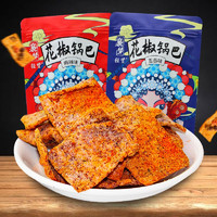 JINGKU 京库 休闲零食膨化花椒锅巴即食组合108g*4袋（五香味2袋+麻辣味2袋）