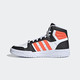 adidas ORIGINALS 阿迪达斯官网 adidas neo ENTRAP MID 男鞋情侣款中帮休闲篮球鞋H01542 白/黑/橙色 41(255mm)