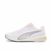 PUMA 彪马 Velocity Nitro 女子跑鞋 195697-05 白/黑色/电镀粉 36