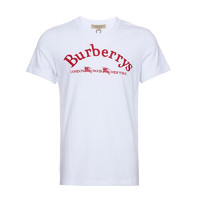 BURBERRY 博柏利 男士圆领短袖T恤 80029551 白色 XL