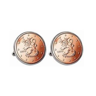Finland 2-Euro Coin Cufflinks