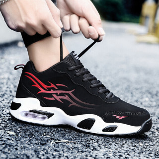 nan ji ren 南极人 男士低帮休闲鞋 2x06180011 黑红 41