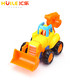 Huile TOY'S 汇乐玩具 快乐工程队 推土车 326A 惯性动力工程车男孩玩具儿童塑料车模 单只装 颜色随机