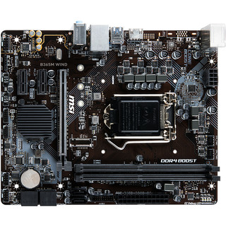 MSI 微星 PRO B365M WIND M-ATX主板（Intel LGA1151、B365）