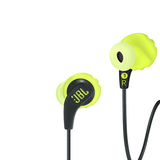 JBL 杰宝 Endurance Run 入耳式动圈有线耳机 黑黄色 3.5mm