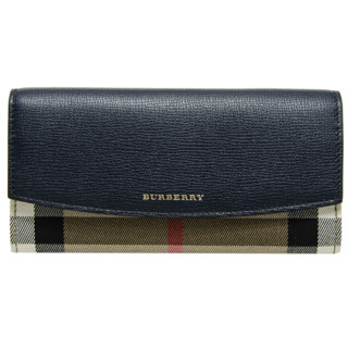 BURBERRY 博柏利 House系列 女士长款钱包 39928941 墨蓝色