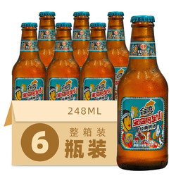 宝岛阿里山 经典啤酒 248mL*6瓶