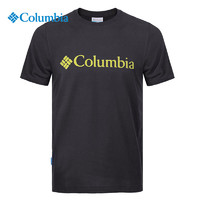 Columbia 哥伦比亚 男短袖t恤男2021夏款户外奥米吸湿圆领透气印花半袖上衣