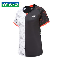 网易考拉黑卡会员：YONEX 尤尼克斯 羽毛球衣女士短袖T恤健身跑步运动服yy透气速干服装