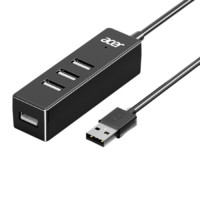 acer 宏碁 HY21-14U2B USB集線器 一分四 0.25m 黑色