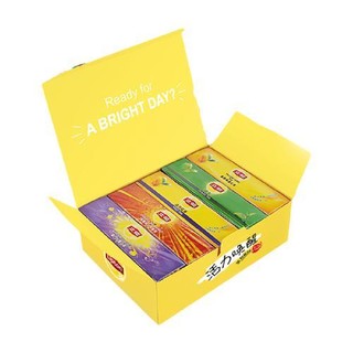 Lipton 立顿 活力唤醒缤纷装 5口味 237.5g（黄牌精选红茶50g+温润红茶50g+唤醒英式早茶50g+绿茶50g+豪门伯爵红茶37.5g）