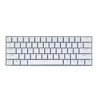 Fühlen 富勒 G610 61键 蓝牙双模无线机械键盘 白色 Cherry青轴 单光