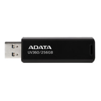 ADATA 威刚 UV360 USB 3.2 U盘 黑色 256GB USB
