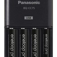 Panasonic 松下 K-KJ75K3A4BA 智能电池充电器套装