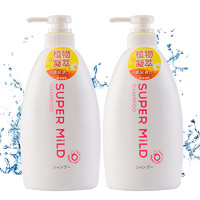 SUPER MILD 惠润 柔净洗发露 鲜花芳香 600ml*2