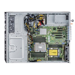 DELL 戴尔 PowerEdge T440 塔式 服务器(2 芯至强铜牌 3204、六核、16个内存插槽、16GB 内存、2个4TB HDD、双千兆网络接口、450W 电源)